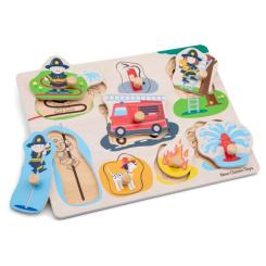 Розвивальні іграшки - Пазл-сортер New classic toys Пожежна бригада (10433)