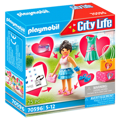 Конструктори з унікальними деталями - Конструктор Playmobil City life Похід по магазинах (70596)
