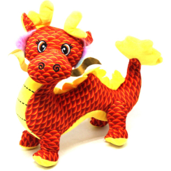 Мягкие животные - Мягкая игрушка Китайский дракон красный MIC (M16280) (222677)
