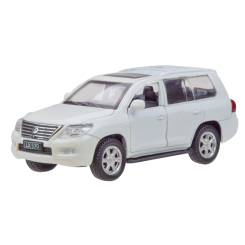 Транспорт и спецтехника - Автомодель Автопром Lexus LX570 белая 1:43 (4304/4304-2)