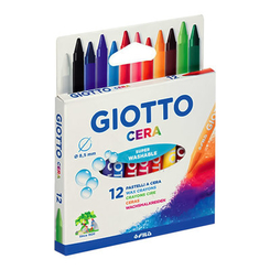 Канцтовари - Воскові олівці Fila Giotto Cera 12 кольорів (281200)