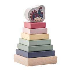 Развивающие игрушки - Развивающая игрушка Cubika Пирамидка LD-20 (15894)