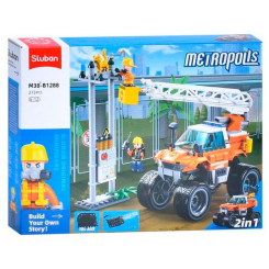 Конструктори з унікальними деталями - Конструктор Sluban Місто Спецтехніка 273 деталей (M38-B1288) Конструктори з унікальними деталями - Конструктор Sluban Місто Спецтехніка 273 деталей (M38-B1288)