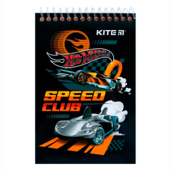 Канцтовары - Блокнот Kite Hot Wheels A6 (HW24-196)