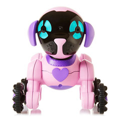 Фигурки животных - Интерактивная игрушка WowWee Щенок Чип розовый (W2804/3817)