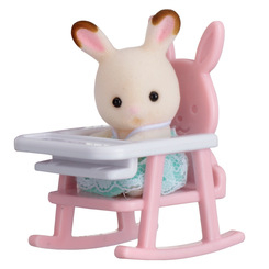 Фігурки тварин - Ігровий набір Кролик в дитячому стільці Sylvanian Families (5197)