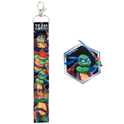 Бижутерия и аксессуары - Набор бейдж на липучке и подвеска Kite TMNT Mutant Mayhem (NT25-3010)