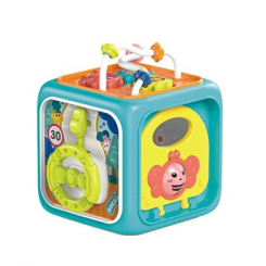 Розвивальні іграшки - Інтерактивна іграшка Bibi-inn Актівіті куб бірюзовий (688-60/1)