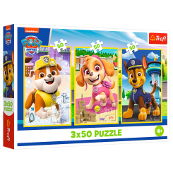 Пазлы - Пазлы Trefl Paw Patrol Наши собаки 3 в 1 (34878) Пазлы - Пазлы Trefl Paw Patrol Наши собаки 3 в 1 (34878)