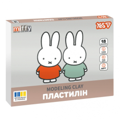 Наборы для лепки - Пластилин Yes Miffy 18 цветов (540721)