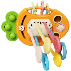 Розвивальні іграшки - Тактильна іграшка Urmywo Морквинка (FXB-2) Розвивальні іграшки - Тактильна іграшка Urmywo Морквинка (FXB-2)