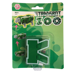 Трансформери - Іграшка-трансформер Transbot Lingva zoo Бик (T15507/1/T15507/1-11)