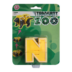 Трансформеры - Игрушка-трансформер Transbot Lingva zoo Тигр N (T15507/T15507-14)