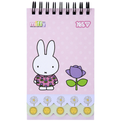 Блокноты - Блокнот Yes Miffy Flowers с 2 фигурными ярусами нелинированный (152234)