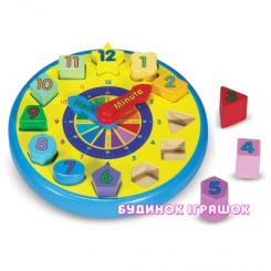 Розвивальні іграшки - Іграшковий годинник сортувальник (MD159)