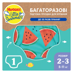 Подгузники - Подгузник-трусики Huggies Little Swimmers 2-3 5-11 кг 1 шт (5029053583044)