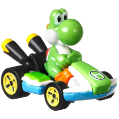Транспорт и спецтехника - Машинка Hot Wheels Mario Kart Йоши стандартный карт (GBG25/GLP38)