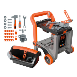 Набори професій - Ігровий набір Smoby Блек та Деккер Пересувна майстерня 3 в 1 (7600360220)