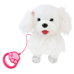 Мягкие животные - Интерактивная мягкая игрушка Кращий друг Собачка на поводке (BF2504) Мягкие животные - Интерактивная мягкая игрушка Кращий друг Собачка на поводке (BF2504)