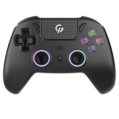 Геймпади - Геймпад GamePro 2.4G/BT 5.1/USB Switch/PC/PS/iOS/Android RGB Black (GPS20B)