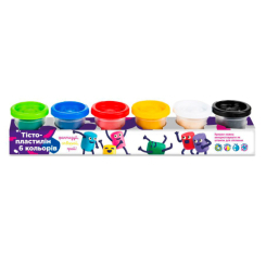 Наборы для лепки - Набор для лепки DGT-Art Тесто-пластилин 6 цветов (TY4406) Наборы для лепки - Набор для лепки DGT-Art Тесто-пластилин 6 цветов (TY4406)