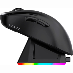 Клавіатура і миші - Мишка Ajazz AJ179P MC Charging Dock Wireless/Bluetooth/USB Black (AJ179P-MC-B)