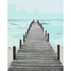 Товари для малювання - Картина за номерами Art Craft Морський пірс 40 х 50 см (11010-AC)