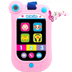 Розвивальні іграшки - Інтерактивний смартфон BeBeLino рожевий (58169) (58159)