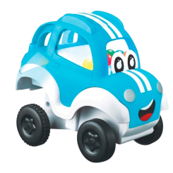 Машинки для малюків - Машинка Bb Junior Press&Go блакитна (16-89029/1)