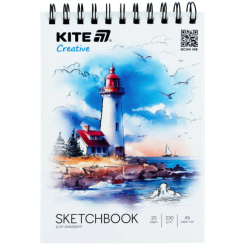 Товары для рисования - Скетчбук для акварели Kite Creative A5 (K-1283)