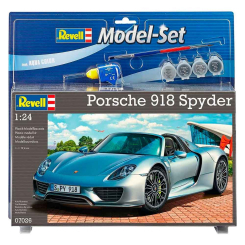 Конструкторы с уникальными деталями - Конструктор Revell Автомобиль Porsche 918 Spyder (RVL-67026) Конструкторы с уникальными деталями - Конструктор Revell Автомобиль Porsche 918 Spyder (RVL-67026)