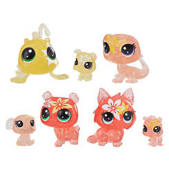 Фігурки тварин - Набір Littlest Pet Shop Petal Party Лілія Звірятки Квіточки (E5149/Е5164)