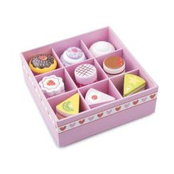 Дитячі кухні та побутова техніка - Ігровий набір New classic toys Коробка з тістечками (10626)