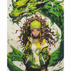 Товари для малювання - Картина за номерами Brushme Амулет дракона (BS53825 )