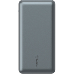 Павербанки - ​Акумулятор портативний літій-іонний Power Bank Belkin 20000мА·год 15Вт 2хUSB-A/USB-C cірий (BPB012BTGY)