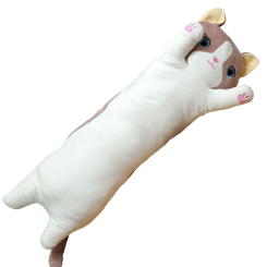 М'які тварини - М'яка іграшка "Кіт батон" Bambi K15311 85 см Рожевий (63783)