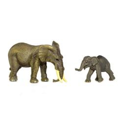 Фигурки животных - Набор фигурок Kids Team Сафари Слон и слоненок (Q9899-A24/1)