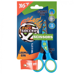 Канцтовары - Ножницы Yes Football 13 см с принтом на лезвии (480439)