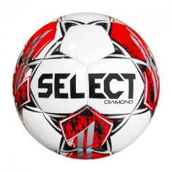 Спортивні активні ігри - М'яч футбольний Select DIAMOND v23 біло-червоний Уні 4 85436-127 4