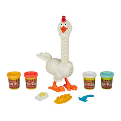 Набори для ліплення - Набір для ліплення Play-Doh Весела курка (Е6647) (E6647)