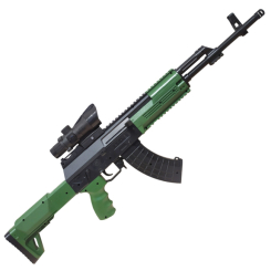 Стрелковое оружие - Игрушечный автомат "Калашников-12" Bambi 207-2 на пульках (63200)