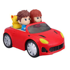 Радиоуправляемые модели - ​Игровой набор игровой Bb Junior Drive'N Sort Машинка на радиоуправлении и фигурки (16-95002)