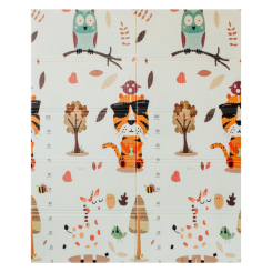 Розвивальні килимки - Дитячий складний килимок Poppet Тигреня в лісі та Світ тварин 150 х 180 см (2036033)