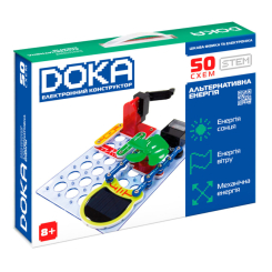Научные игры, фокусы и опыты - Набор для опытов DOKA Электронный конструктор 50 схем (D70711)
