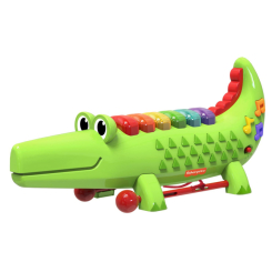 Музичні інструменти - Іграшковий ксилофон Fisher-Price Яскравий крокодил (22282)