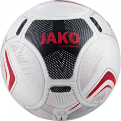 Спортивные активные игры - Мяч футбольный Jako Training ball Prestige белый, черный, красный Уни 5 2345-00