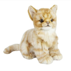 Мягкие животные - Мягкая игрушка Hansa Котенок жаккардовый 19 см (4806021971765)