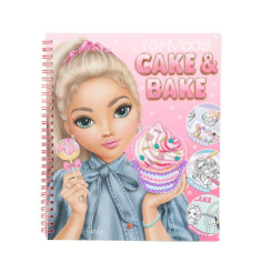 Товары для рисования - Раскраска с наклейками Top Model Выпекаем пирожные (0413386)