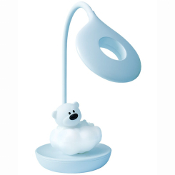 Меблі для геймерів - Настільна LED лампа Kite Cloudy Bear блакитний (K24-493-2-3)