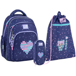 Рюкзаки та сумки - Шкільний набір Kite Education Type love (SET_K26-763M-2)